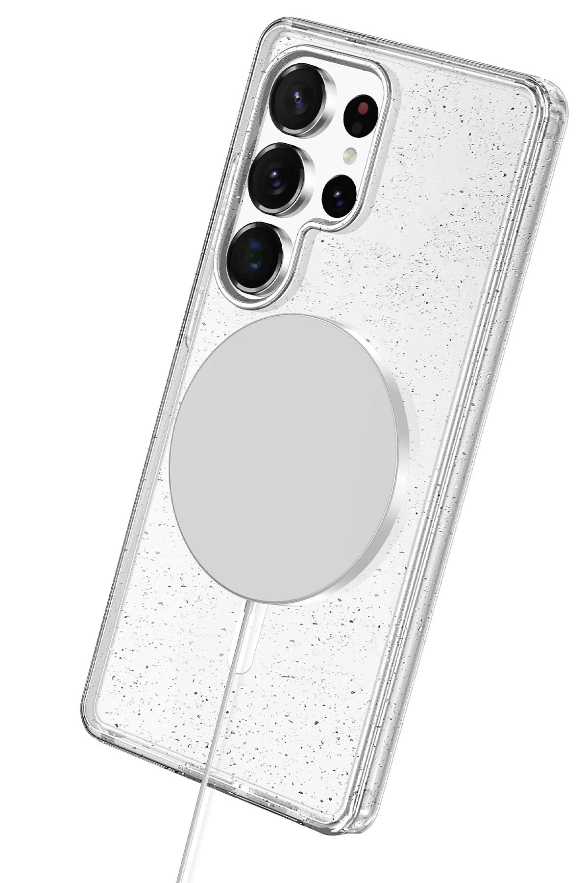 Newface Samsung Galaxy S25 Ultra Glow Magsafe Kapak - Şeffaf